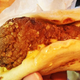 A close up photo of the new Taco Bell chicken sandwich taco.